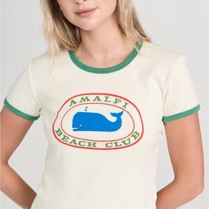 MOTHER - Itty Bitty Tee - Amalfi Beach Club Whale Graphic Tee